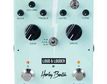 Harley Benton Loud & Louder Bass Guitar Effect Pedal ბას გიტარის ეფექტი პედალი თბილისი