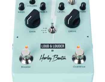 Harley Benton Loud & Louder Bass Guitar Effect Pedal ბას გიტარის ეფექტი პედალი თბილისი