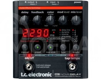 TC Electronic ND-1 Nova Delay Гитарная педаль Педаль эффектов для гитары Тбилиси - изображение 5