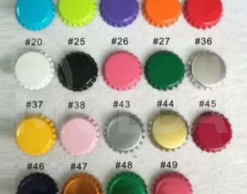 Крышка от бутылки пива и лимонада, серебро. Тбилиси - изображение 2