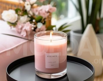 Стеклянный стаканчик для свечи 200 мл. Тбилиси - изображение 1