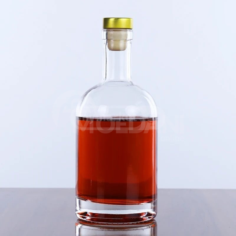 Стеклянная бутылка 200 мл с крышкой для алкогольных напитков. Тбилиси - изображение 2