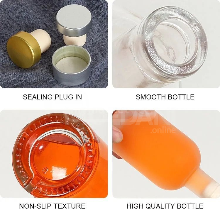 Стеклянная бутылка 200 мл с крышкой для алкогольных напитков. Тбилиси - изображение 3