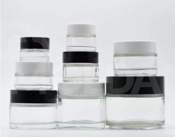 Glass 30 ml cosmetic jar with plastic black head Tbilisi - photo 5