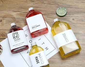 Стеклянная бутылка 350 мл с алюминиевой завинчивающейся крышкой. Тбилиси - изображение 2