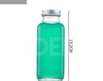 Glass bottle 350 ml with aluminum screw cap Tbilisi - photo 2