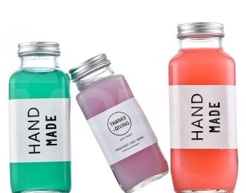 Стеклянная бутылка 350 мл с алюминиевой завинчивающейся крышкой. Тбилиси - изображение 3