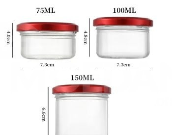 Стеклянная банка 75 мл. Тбилиси - изображение 3