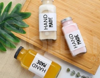 Стеклянный флакон 80 мл с белой пластиковой завинчивающейся крышкой. Тбилиси - изображение 3