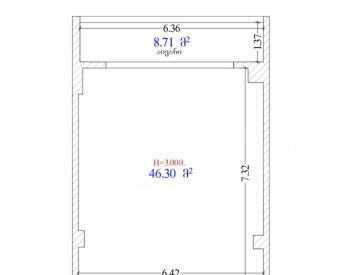 Продам 2-комн. квартиру 50.43м² 16/16 эт. Тбилиси - изображение 2