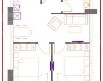 Apartments For Sale three-room 54.3м² 12/23 floor Tbilisi - photo 3