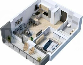 იყიდება 3 ოთახიანი ბინას 48მ² 12/19 სართ თბილისი - photo 4