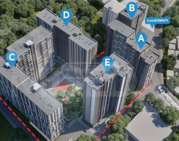 Apartments For Sale two-room 71.1м² 9/23 floor Tbilisi - photo 1