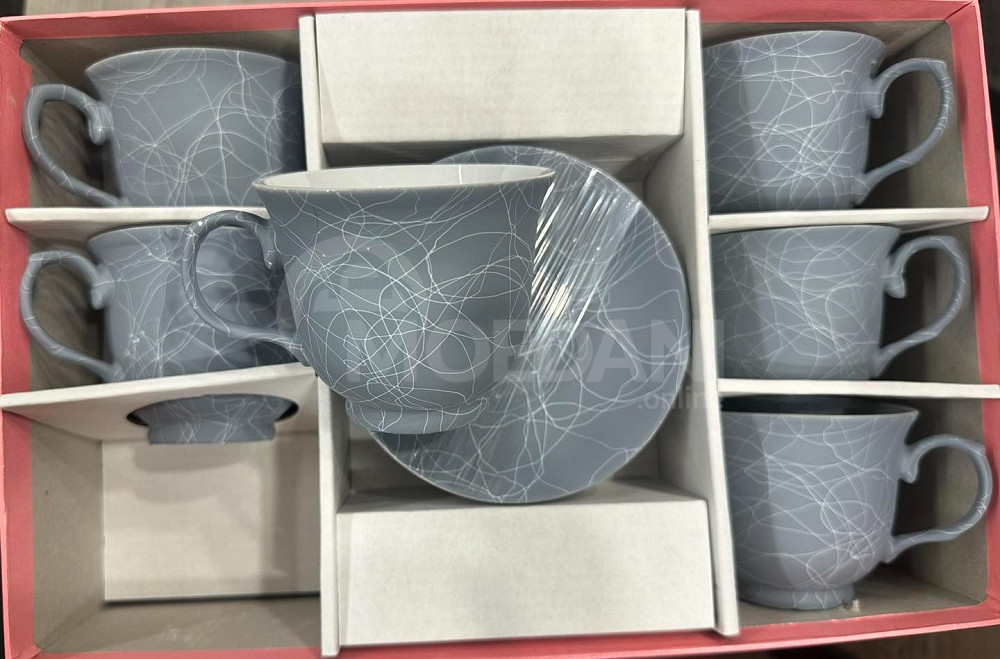 კერამიკის ჭიქები ლამბაქებით თბილისი - photo 1