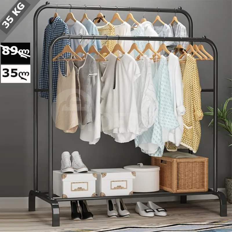 მეტალის ტანსაცმლის საკიდი-ორგანაიზერი დიდი ფასდაკლება📣 თბილისი - photo 1