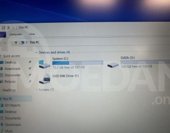 ნოუთბუქი Dell Vostro 3580 / i5 8Th Gen / 8GB RAM / 256GB SSD თბილისი - photo 5