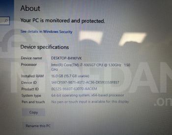 Ноутбук HP 15-dy1071wm / i7 10-го поколения / 16 ГБ ОЗУ / 256 ГБ SSD Тбилиси - изображение 5