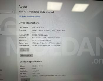 ნოუთბუქი Microsoft Surface Laptop 3 / i5 1035G7 / 8GB RAM / თბილისი - photo 5