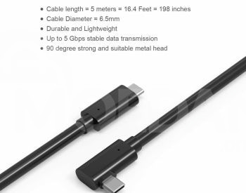 5m Oculus Link Cable 16.4ft type C to USB 3.2 Quest 3 თბილისი - photo 4