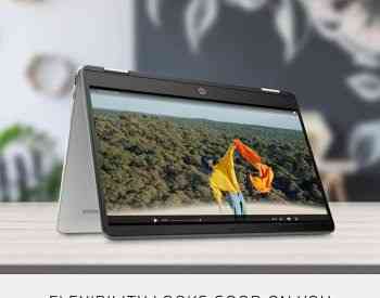 HP Laptop x360 ChromeOS intelN5030 ლეპტოპი სენსორული ეკრანით თბილისი