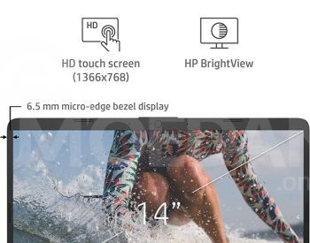 HP Laptop AMD 3020e 4GB RAM Touchscreen Win 10 თეთრი თბილისი - photo 3