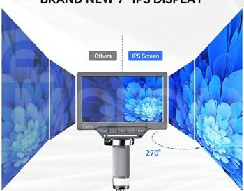 Microscope 1200X with Screen 7" IPS - 12MP camera მიკროსკოპი თბილისი - photo 5