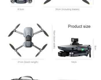 დრონი RG101 PRO 2 Axis Gimbal 8K Professional Drone 1xBatte თბილისი