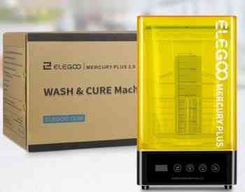 ELEGOO Mercury Plus 2 in 1 3D Printing Wash and Cure Station თბილისი