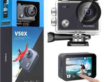 ვიდეოკამერა AKASO V50X 4K30fps WiFi Action Camera თბილისი