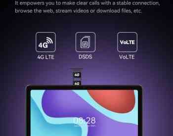 iPlay 50 Pro Tablet 2K IPS 8GB RAM 128GB 4G LTE Phone Tbilisi