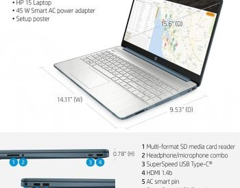 ნოუთბუქი HP Laptop 16gb ram 512gb ssd Ryzen 5 5500u თბილისი - photo 4