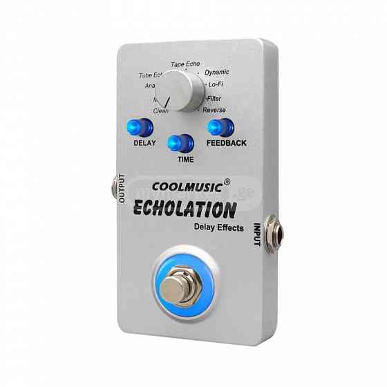 CoolMusic Echolation Digital Delay Pedal გიტარის ეფექტი პედა თბილისი