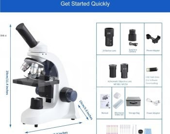 მიკროსკოპი Compound Microscope for Laboratory 40X-2000X თბილისი - photo 6