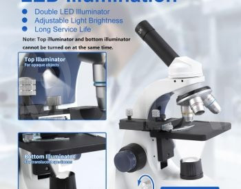 მიკროსკოპი Compound Microscope for Laboratory 40X-2000X თბილისი - photo 7