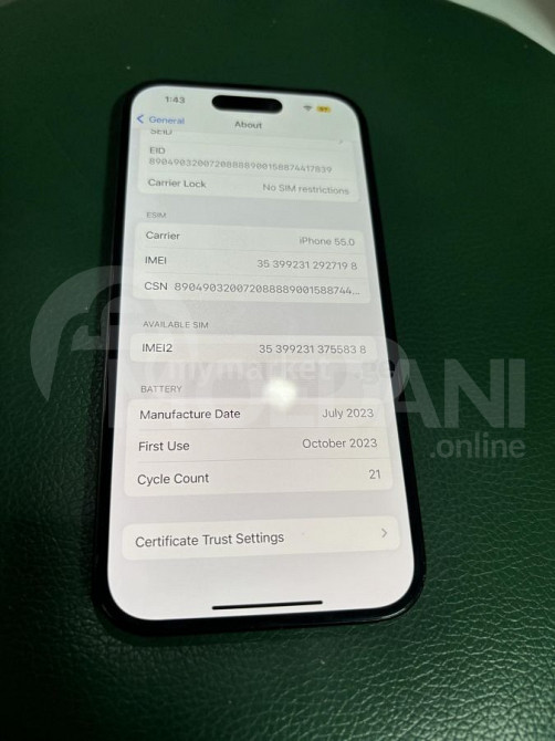 iPhone 15 Tbilisi - photo 3