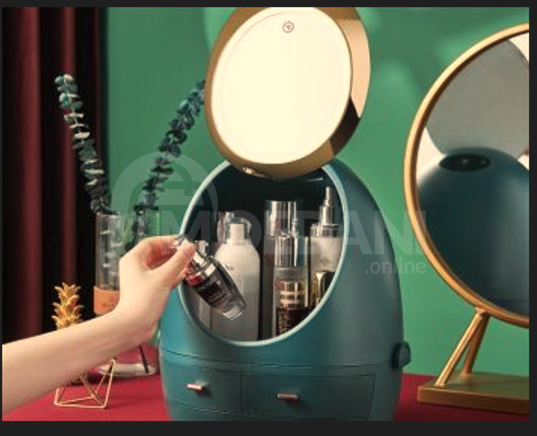 მაკიაჟის (კოსმეტიკის) ორგანაიზერი სარკით და განათებით თბილისი - photo 1