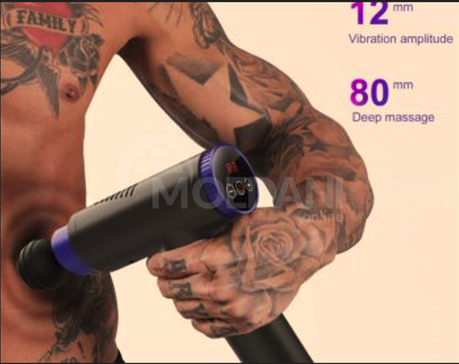 მასაჟორი Massage Gun ეკრანით თბილისი - photo 2