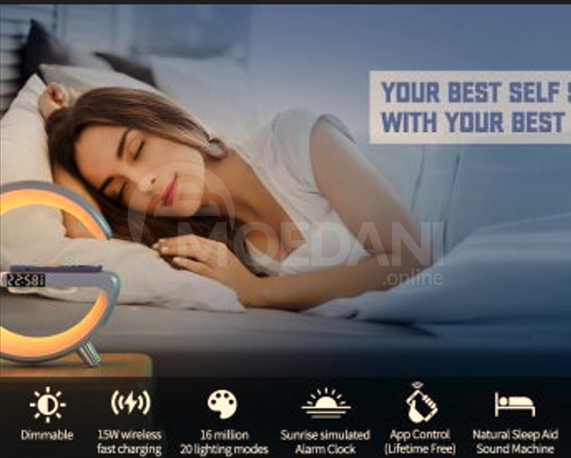 Clock with charger and speaker Tbilisi - photo 3