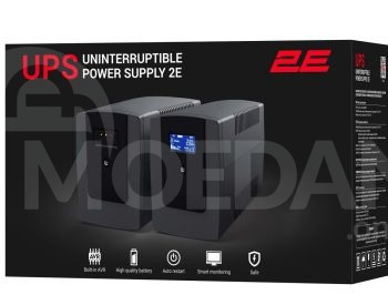 უწყვეტი კვების წყარო UPS 1200VA / 720W LCD, USB თბილისი - photo 3