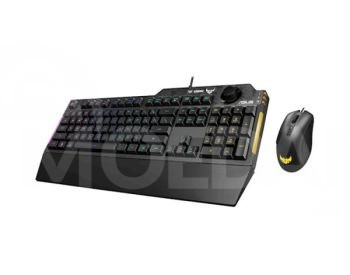 კლავიატურა და მაუსი ASUS TUF Gaming Combo K1&M3 USB Black თბილისი - photo 1