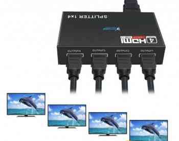 HDMI splitter 1X4 4Kx2K 3D სპლიტერი თბილისი