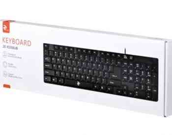 Keyboard 2E KS 106 USB Black კლავიატურა თბილისი