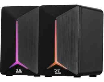 დინამიკი 2E SG300B Gaming Speakers 2.0 RGB, 3.5mm, Black თბილისი