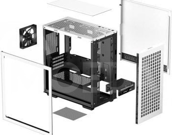 ქეისი DeepCool CH370 WH Micro ATX Gaming Computer Case, 120m თბილისი - photo 3