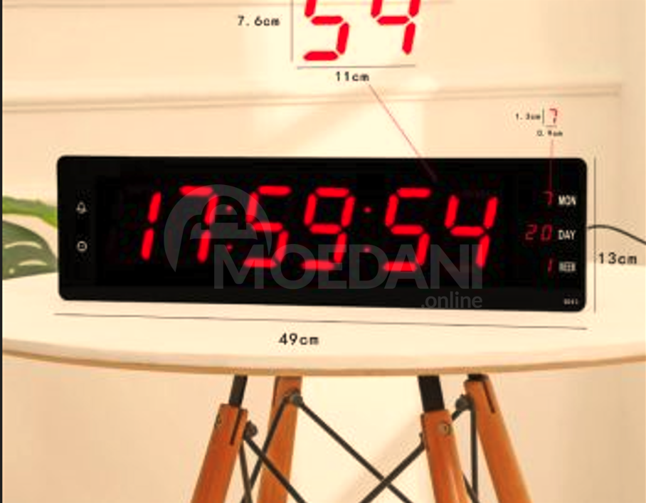 Multifunctional clock with colorful lights Tbilisi - photo 8