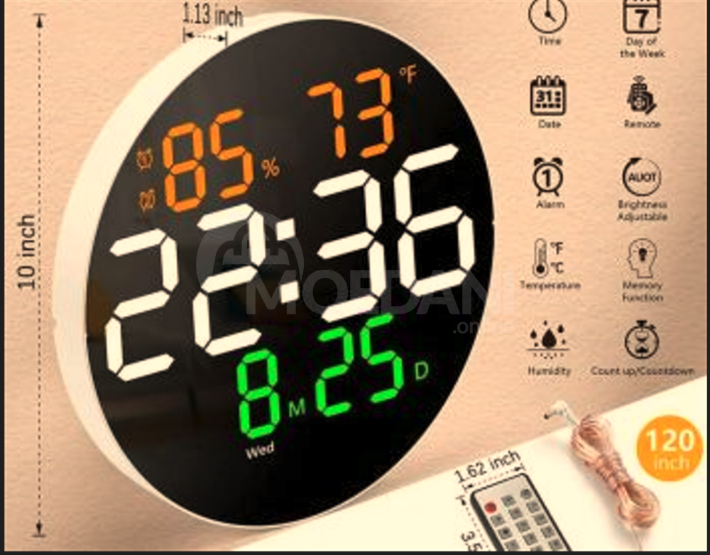 clock with remote control (wall and table) Tbilisi - photo 3