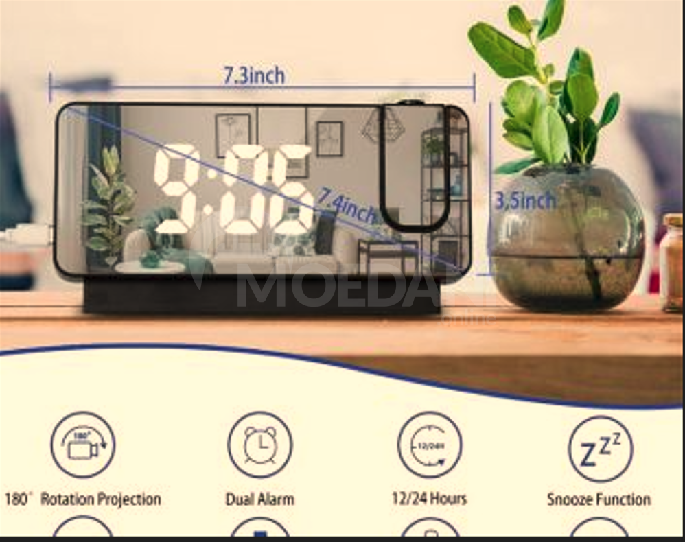 LED clock with calendar Tbilisi - photo 4