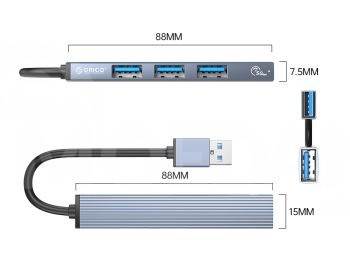 ORICO USB HUB 3.0 USB-გამანაწილებელი 4 პორტიანი თბილისი - photo 1