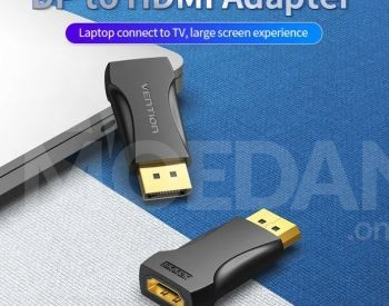 display port to HDMI Adapter , DP to HDMI თბილისი - photo 1