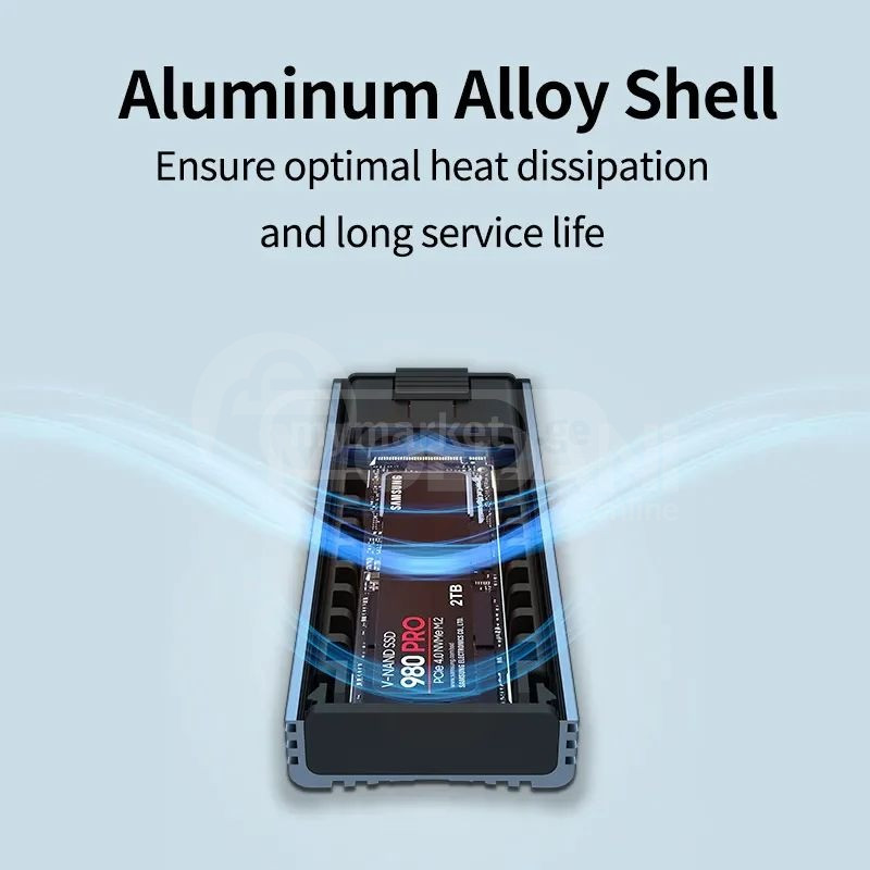 ACASIS M13 SATA M.2 NVMe Solid State Drive Enclosure Tbilisi - photo 2